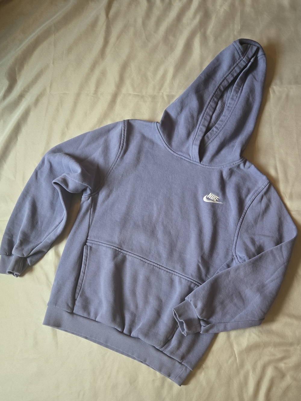 Nike Lavender Pullover Hoodie with White Logo